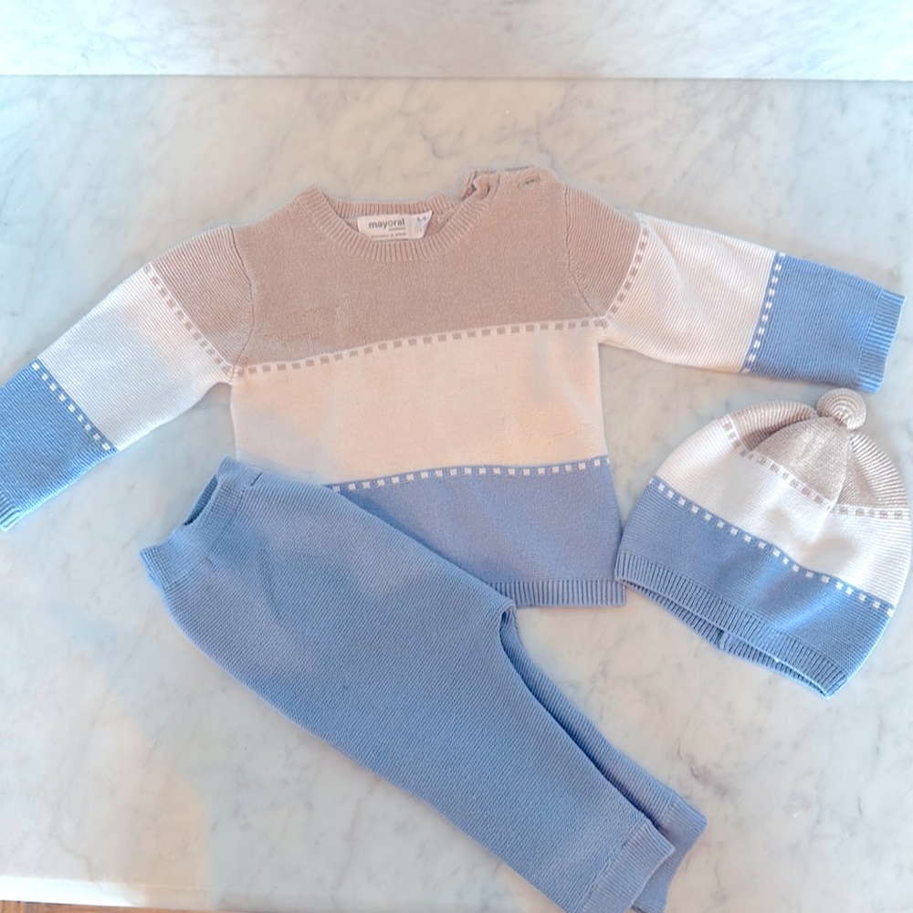 Mayoral 3 Piece Knit Outfit